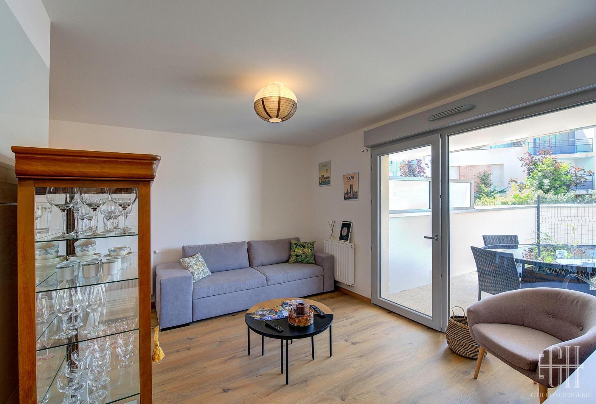 Le Camelia Proche Aeroport Apartment Tours Ngoại thất bức ảnh